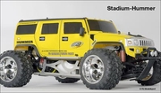 FG Modellsport Stadium Hummer 4WD, RTR, yellow body (39010R)