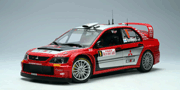 AUTOart Mitsubishi Lancer EVO WRC05 ROVANPERA #9 (Rally of Monte Carlo) (80540)
